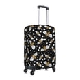 thumbnail image 3 of Disketp Honey Bees At Night Elastic Travel Luggage Cover Travel Suitcase Protective Cover For Trunk Case Apply To 18''-32'' Suitcase Cover (Luggage not included)-Medium, 3 of 9
