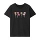 thumbnail image 1 of Camiseta de verano para mujer, camiseta básica con cuello redondo, para viajes, caminar, ir al trabajo S, 1 of 7