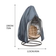 thumbnail image 3 of Dvkptbk Cover For Hanging Chairs In Courtyard Gardens Outdoor Chair Cover, 3 of 6