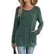 thumbnail image 4 of Tops para adolescentes,Blusa de mujer talla grande, XXL, manga larga, corte holgado, ropa informal para casa, sopatenor, 4 of 8