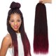 thumbnail image 1 of Nayoo Pelo de ganchillo senegalés  8 paquetes de pelo de ganchillo de 22.0 in para mujeres negras, 35 mechones/paquete de trenzas de ganchillo pequeñas, ajuste de agua caliente, extensiones de pelo t, 1 of 1
