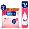 Enfamil A.R. Infant Formula, Reduces Reflux & Frequent Spit-Up, Expert Recommended DHA for Brain Development, Probiotics to Support Digestive & Immune Health, Powder Can, 77.4 Oz