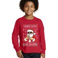 thumbnail image 2 of Wild Bobby Santa Says 6 7 Numbers Meme Christmas Sweater Design | Holiday Youth Longsleeve Shirt, 2 of 5
