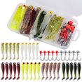 thumbnail image 1 of Ourlova 40pcs Fishing Lure Set With Hooks Lightweight Waterproof Lure Bait With Transparent 5 Compartment Tackle Box, 1 of 9