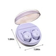 thumbnail image 3 of Earphones for Kids, Hwkond Sleep Earbuds Wireless Bluetooth Headset Bluetooth 5.3 Mini In Ear Dual Microphone Wearable Earphones For Sleeping, Purple, Up to 60% Off, 3 of 8