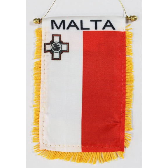 Malta Window Hanging Flag