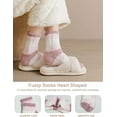 thumbnail image 4 of Fuzzy Socks for Women, Warm Cozy Fluffy Thick Plush Sleeping Slipper Socks Stocking Stuffer Gifts, 4 of 6