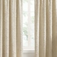 thumbnail image 5 of Blake Window Curtain Diamond Clipped Rod Pocket Panel, Tan, 42" x 84", 5 of 5