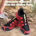 thumbnail image 4 of Zapatos de senderismo para hombre Botas de senderismo de goma transpirable para deportes al aire libre (Rojo 42) DQrwqpou  Tenis De Mujer Tenis De Hombre, 4 of 8