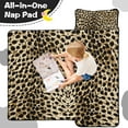 thumbnail image 4 of Brown and Black Leopard Print Toddler Nap Mats for Kids Preschool,Sleeping Mat Bag or Kids,Toddler Sleeping Bag,Toddler Nap Mat or Daycare, 4 of 6