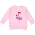 thumbnail image 2 of Inktastic Christmas Holiday Cute Flamingo Toddler Sweatshirt, 2 of 4