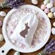 thumbnail image 5 of Bolsas de dulces con cordón de conejito de Pascua | Bolsas de tela verde y marrón para recuerdos de fiesta infantiles | Bolsas reutilizables para búsquedas de huevos de Pascua, fiestas de cumpleaños, 5 of 6