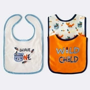 Unisex Cartoon Print 2023 Baby Girl Bib Cotton 3/5Pieces Baby Boy Burp Cloths 0-12M Infant Accessories Baby Bib3018 One Size