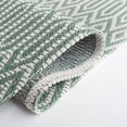 thumbnail image 5 of SAFAVIEH Martha Stewart Cotton Geometric Area Rug, Green/Ivory, 9' x 12', 5 of 8