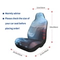 thumbnail image 3 of Uemuo Red And Blue Fire Mountains Pattern Car Seat Covers for Front Seats Waterproof Seat Covers for Cars, Universal Auto Front Seats Protector Fits for Car-, 3 of 6