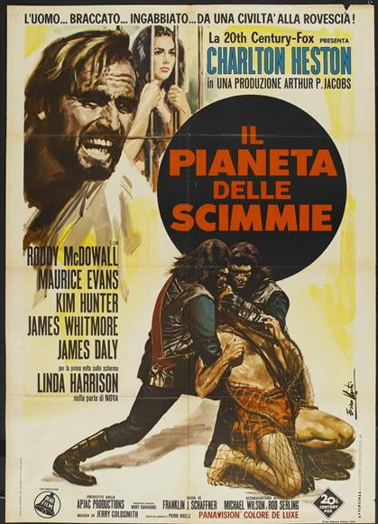Charlton Heston Planet Of The Apes W Gun 11x17 Mini Poster 