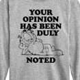 thumbnail image 3 of Garfield - Your Opinion Has Been Duly Noted - Toddler & Youth Long Sleeve Graphic T-Shirt, 3 of 5