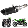 thumbnail image 4 of DE ESCACE Midpipe Carbon Fiber Style Slipon Muffler Con DB Killer Fit para 400 Z400 20182020, 4 of 7
