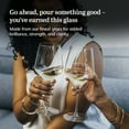 thumbnail image 4 of Libbey Signature White Wine Glasses Set of 4, Seamless Long Stem Wine Glasses for Wines and Cocktails, Tasteful Wine Glass Set for All Occasions, 4 of 5