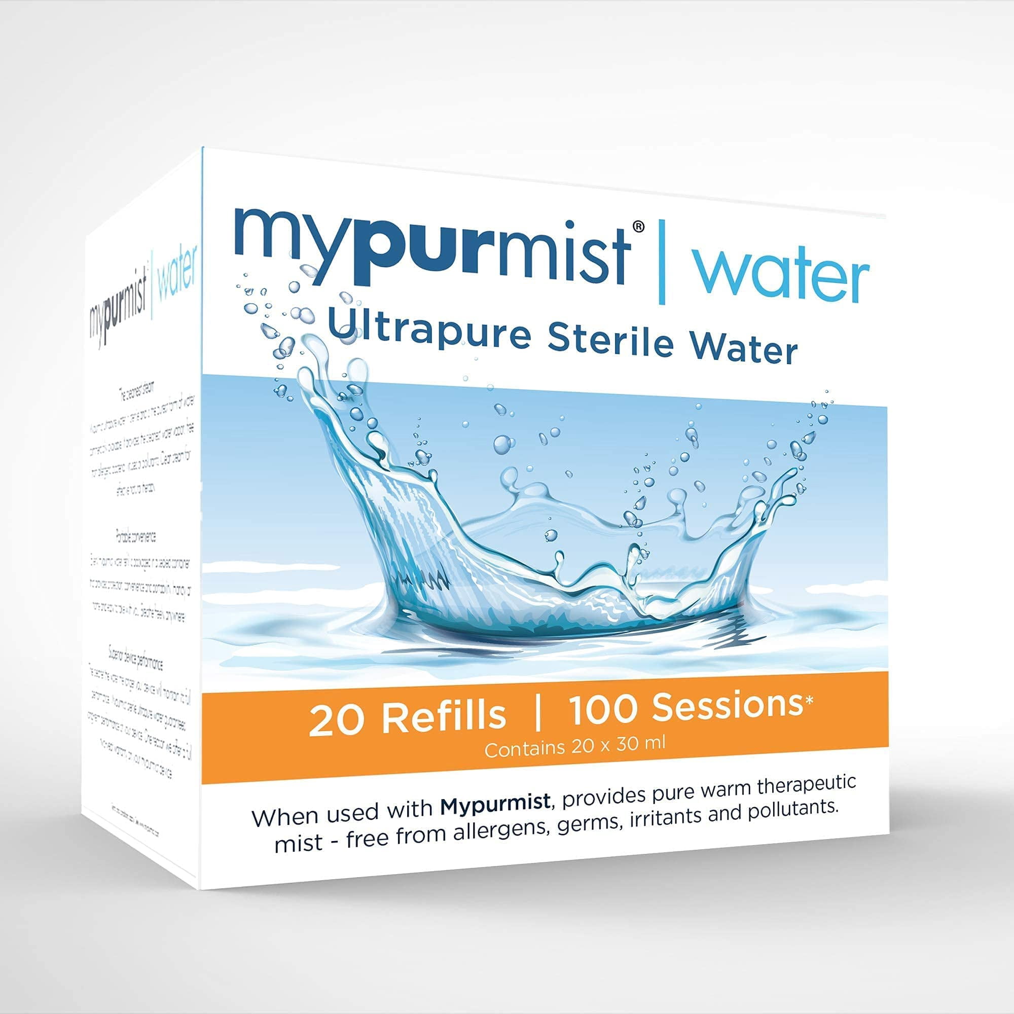 Mypurmist Free Ultrapure Handheld Personal Vaporizer and Humidifier (Cordless), Premium Kit