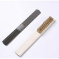 thumbnail image 2 of File Woodworking Grinding Tool Flat Steel File Metal Fine Toothed Hardwood File Wood Filing Half Log File Wood Rubbing, 2 of 7