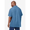 thumbnail image 2 of KingSize Men's Big & Tall Short-Sleeve Linen Shirt, 2 of 6