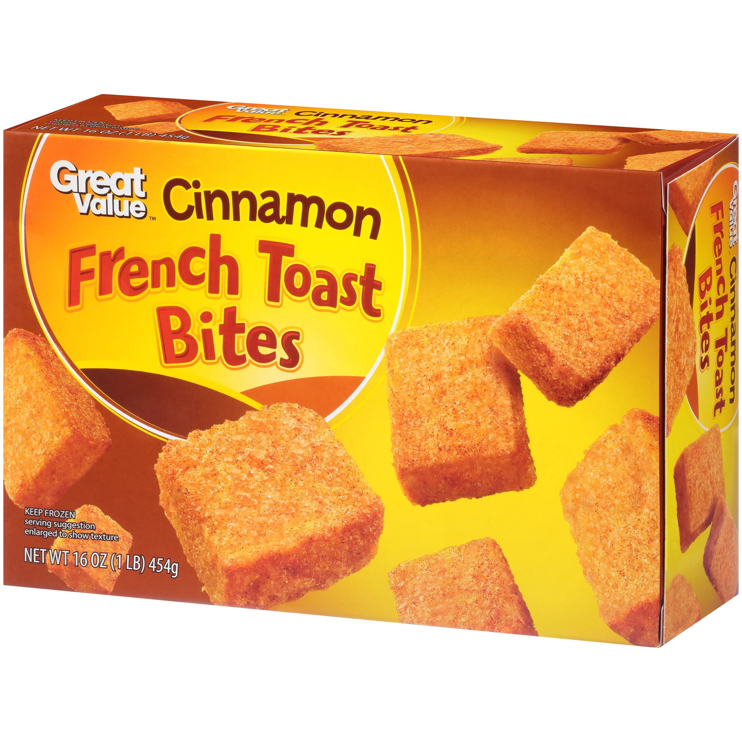 Great Value Cinnamon French Toast Bites 16 Oz Box Walmart Com
