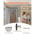 thumbnail image 4 of VEVOR Fitting Room Portable Dressing Room 39 in Privacy Space (Semicircular), 4 of 9