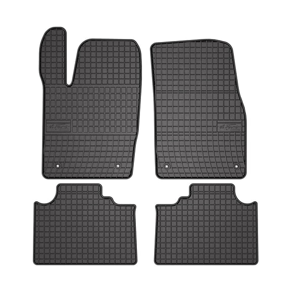 OMAC Floor Mats Liner for Jeep Grand Cherokee 2016-2022 Black Rubber All-Weather
