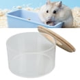 thumbnail image 3 of Bañera De Para Hámster, Caja De Para Mascotas De Forma Redonda Pequeña, Baño De Acrílico Transparente, 3 of 7