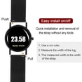 thumbnail image 5 of Uxcell Silicone Watch Band 24mm Rubber Watch Strap with Electroplated Stainless Steel Buckle for Men Women, Black, 5 of 6