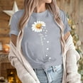 thumbnail image 4 of Hxshgdsn Womens Valentines T Shirt Graphic Heart Printed Short Sleeve Tees Trendy Casual Lover Gift Tops Gray 9 S, 4 of 7
