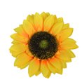 thumbnail image 3 of Cabeza de girasol artificial Simulación de cabezas de flores Ramo de fiesta de boda Accesorios de bricolaje, 12 piezas, Amarillo, 15 cm Advancent HA7119-03B, 3 of 6
