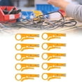 thumbnail image 4 of Pelacables mini alicates pelacables amarillos de acero inoxidable fáciles de usar para varias líneas de datos para fábrica para electricistas para electricistas profesionales ANGGREK Otros, 4 of 8
