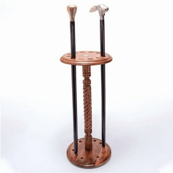 NAUTICALMARTUS Wooden rack Walking Sticks Cane Stand for Umbrella Display Cane Stand Holder for Entryway Decor Designer Rack for Canes Stand
