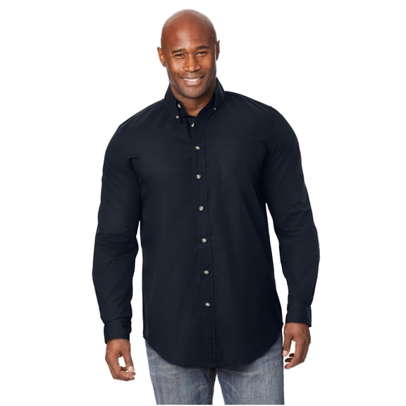 KingSize Men's Big & Tall Long Sleeve Wrinkle Free Sport Shirt