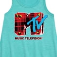 thumbnail image 2 of MTV Logo - Grunge Plaid - Toddler and Youth Girls A-line Dress, 2 of 4