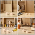 thumbnail image 6 of RENACLIPY 20Pcs Natural Beige Wood Square Blocks Unfinished Cubes for Crafting, Wooden Puzzles, Art Projects, and Educational Activities, 6 of 8