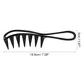 thumbnail image 4 of Peine Grande de plástico para Rizado de cabello Unique Bargains Negro, 4 of 7