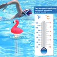 thumbnail image 3 of Termómetro de agua flotante, termómetro flotante de piscina, termómetro de piscina con cuerda, termómetro lindo de dibujos animados JM, 3 of 5