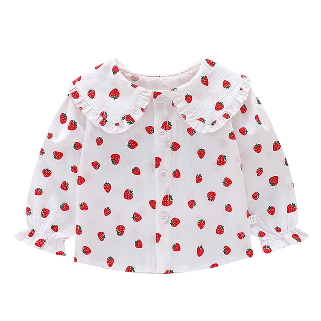 Funicet Chemises à Manches Longues pour Garçons, Robe à Manches Longues, Mode Décontractée pour Filles, Chemise à Col Rabattu, Robe de Fête à Manches Longues, Chemise à Manches Longues pour Bébé Garçon