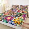 thumbnail image 3 of Castle Fairy Boys Girls Vintage Flower Twin Sheet Sets,Chic Floral Bedding, 3 of 7