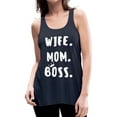thumbnail image 5 of Wife Mom Boss Racerback Tank Top, Gifts For a Working Mom, Inspirational Tank, Mother's Day Gift, 5 of 8