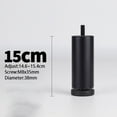 thumbnail image 3 of veasfak 4PCS Furniture Leg Adjustable Aluminum Alloy Sofa Leg for Table Legs Raised Feet Black 15cm, 3 of 8
