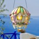 thumbnail image 4 of pstuiky Globos aerostáticos solares con luz solar parpadeante, globos aerostáticos solares para jardín, faroles solares colgantes de acrílico para decoración exterior de ventanas y hogares., 4 of 9