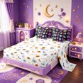 thumbnail image 3 of Manfei Cartoon Halloween 7pcs Queen Bedding,Minimalist Skeleton Bedding Comforter Set Queen,Halloween Reversible, 3 of 7