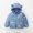 Blue, variant on Abtuhar Toddler Kids Boys Girls Fall Winter Hooded Casual Outerwear and Jackets Printed Ear‑shape Detail Padded Warm Coat
