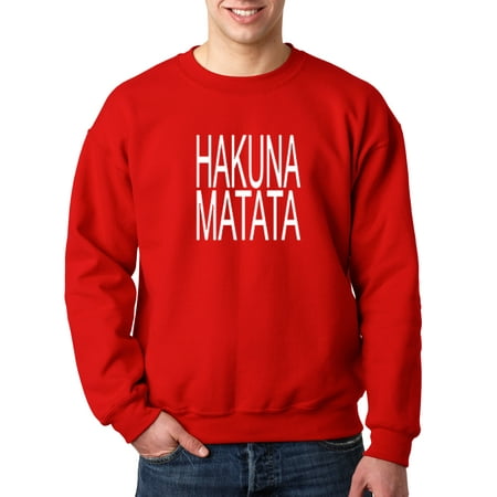 - 435 - Crewneck Hakuna Matata The Lion King Simba Timon Pumbaa Sweatshirt