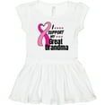 thumbnail image 3 of Inktastic Breast Cancer Awareness I Support My Great Grandma Girls Toddler Dress, 3 of 5