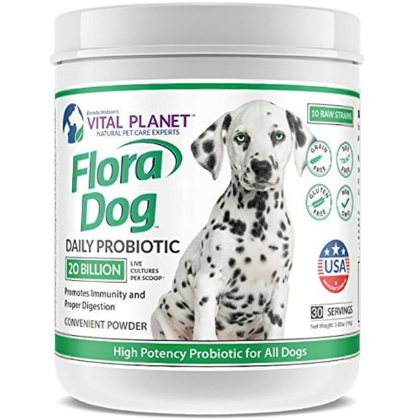 Vital Flora Dog High Potency, Multi Strain Probiotic formuls